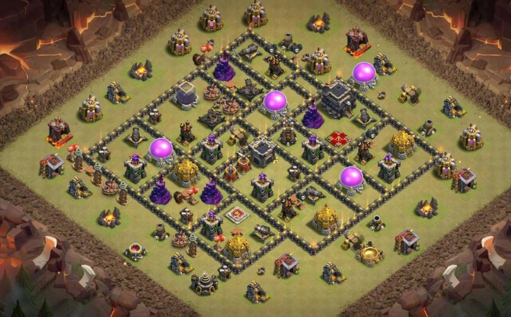 th9 base anti all troops