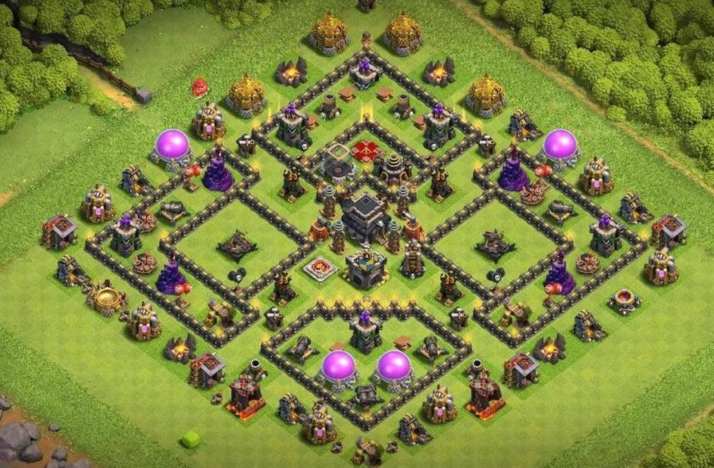 the best town hall 9 trophy base