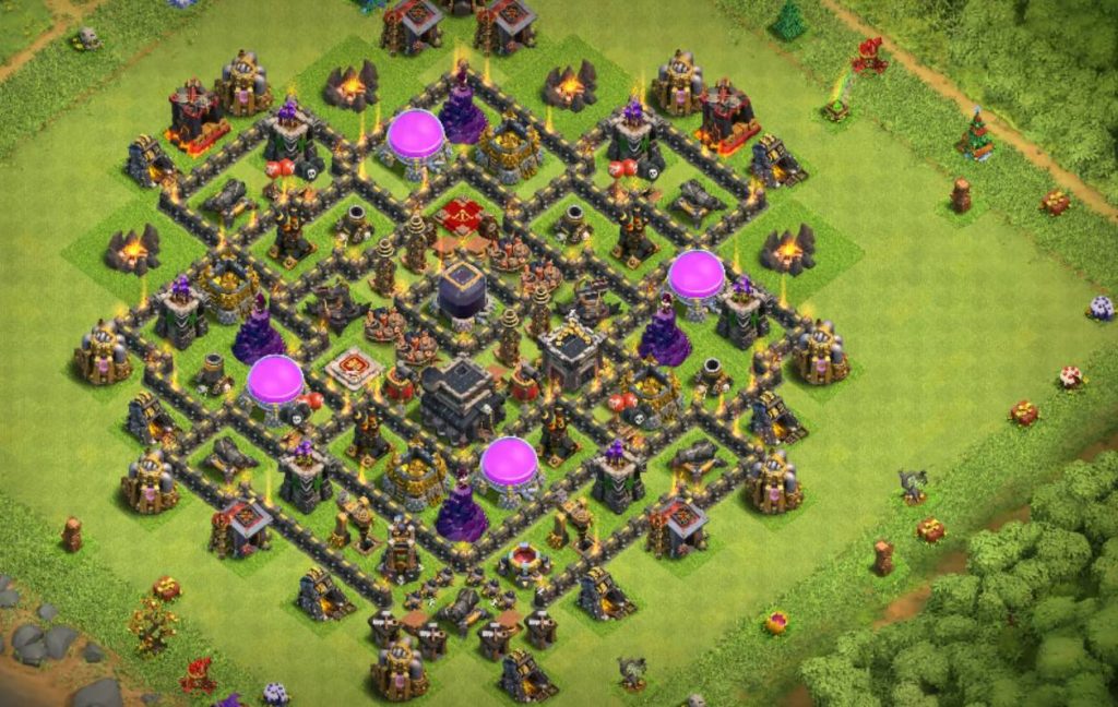 town hall 9 trophy base link