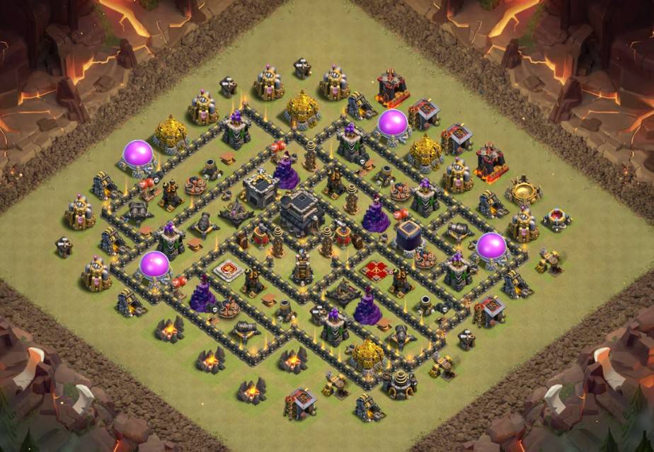 th9 war base spread out