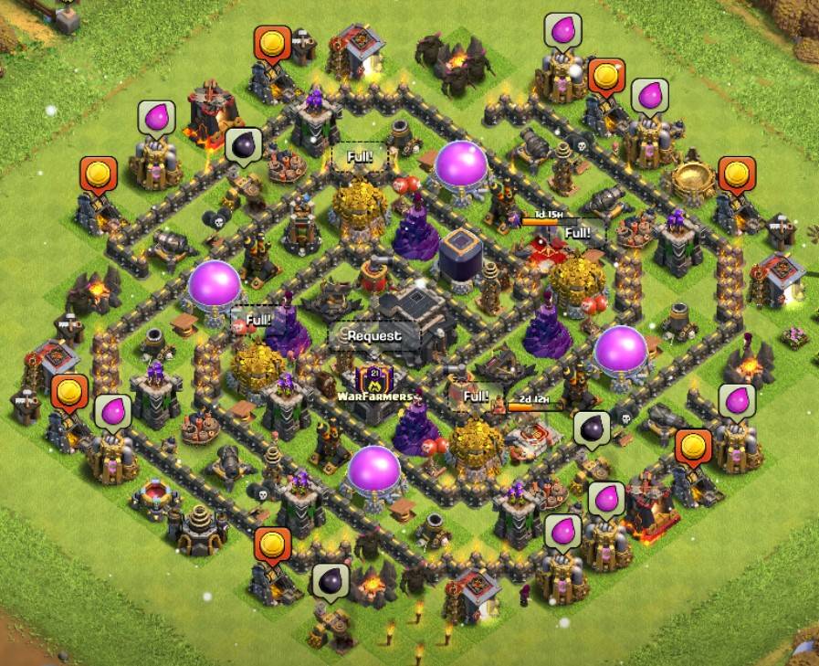 th9 war base with link