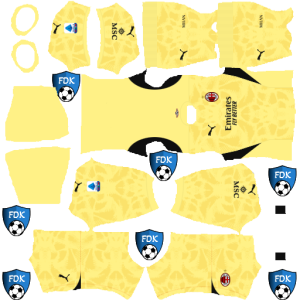 A.C Milan kit dls 2025 gk away