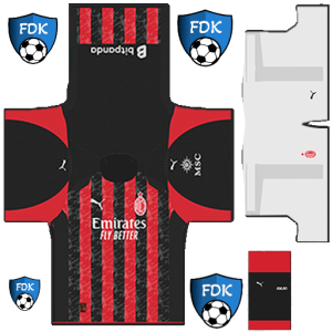 AC Milan Pro League Soccer Kits