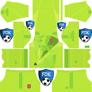 Arsenal FC dls kit 2025 gk away