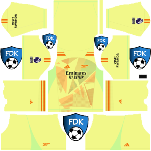 Arsenal FC dls kit 2025 gk home