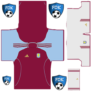Aston Villa Pro League Soccer Kits
