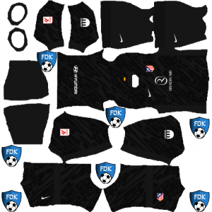 Atletico Madrid kit dls 2025 gk home