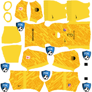 Atletico Madrid kit dls 2025 gk third