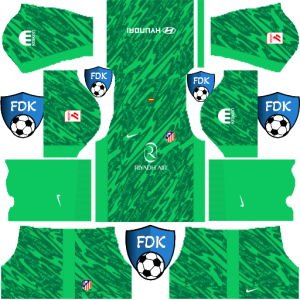 Atletico de Madrid dls kit 2025 gk away