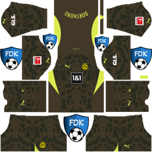 Borussia Dortmund dls kit 2025 gk away