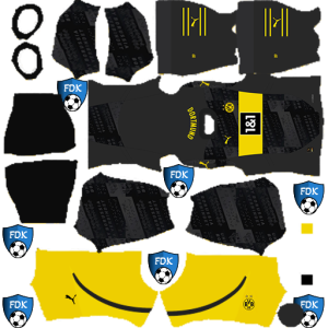 Borussia Dortmund kit dls 2025 away temp