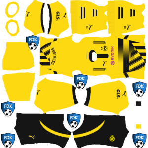 Borussia Dortmund kit dls 2025 away1