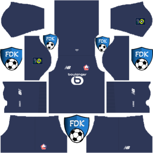 LOSC Lille dls kit 2025 gk home