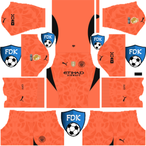 Manchester City FC dls kit 2025 gk home