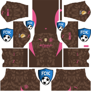 Manchester City FC dls kit 2025 gk third