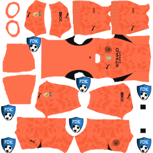 Manchester City FC kit dls 2025 gk home