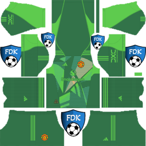 Manchester United fc dls kit 2025 gk away temp