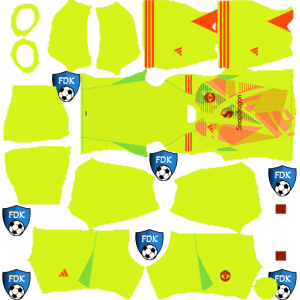 Manchester United fc kit dls 2025 gk away