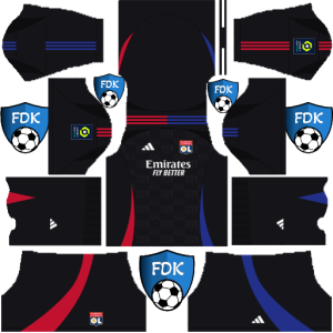 Olympique Lyonnais dls kit 2025 away