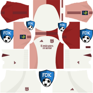 Olympique Lyonnais dls kit 2025 third