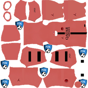 Paris Saint Germain F.C kit dls 2025 third