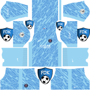 Paris Saint Germain FC dls kit 2025 gk away