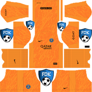 Paris Saint-Germain FC dls kit 2025 gk home