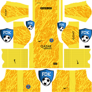 Paris Saint-Germain FC dls kit 2025 gk third