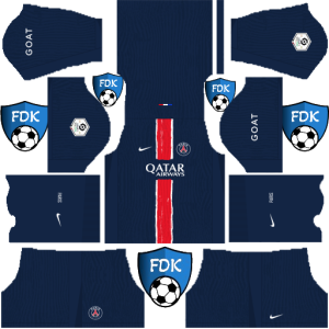 Paris Saint Germain FC dls kit 2025 home