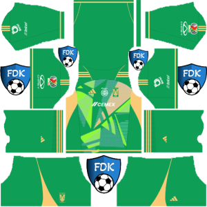 Tigres UANL dls kit 2025 gk away
