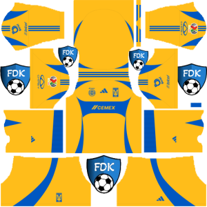 Tigres UANL dls kit 2025 home
