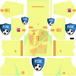 fc Bayern Munich dls kit 2025 gk home