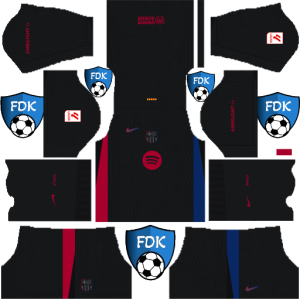 fc barcelona dls kit 2025 away