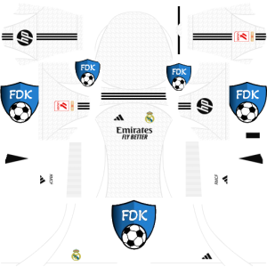 real madrid cf dls kit 2025 home