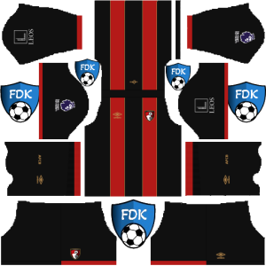 AFC Bournemouth dls kit 2025 home