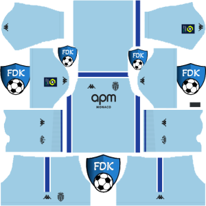 AS Monaco dls kit 2025 gk home