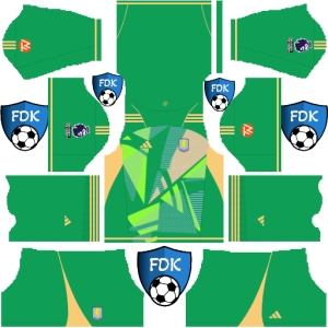 Aston Villa dls kit 2025 gk home