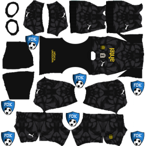 Atletico Penarol kit dls 2025 gk home