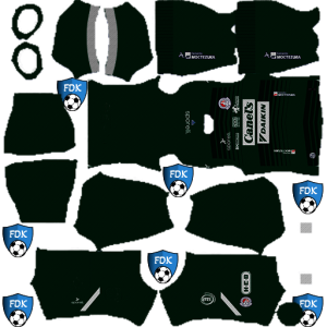 Atletico San Luis kit dls 2025 gk home temp