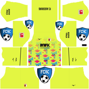 Augsburg FC dls kit 2025 gk away