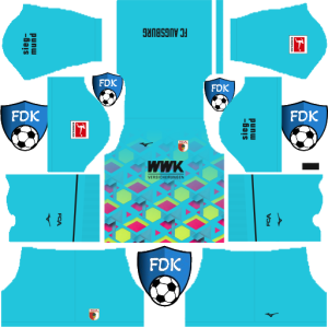 Augsburg FC dls kit 2025 gk third