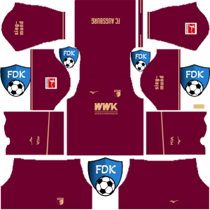 Augsburg FC dls kit 2025 third