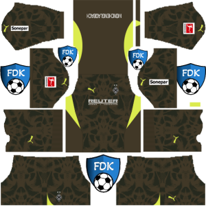 Borussia Monchengladbach dls kit 2025 gk away