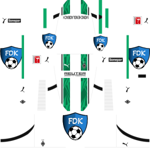 Borussia Monchengladbach dls kit 2025 home