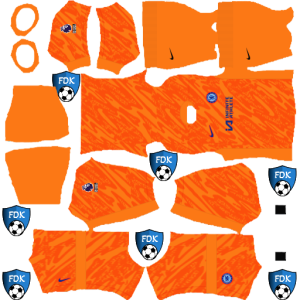 Chelsea FC kit dls 2025 gk home