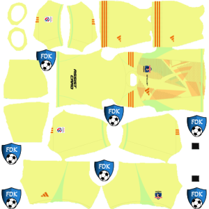 Colo Colo dls kit 2025 gk home