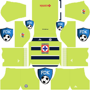 Cruz Azul dls kit 2025 gk home