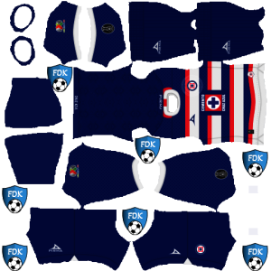 Cruz Azul kit dls 2025 gk third temp