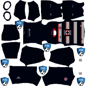 Cruz Azul kit dls 2025 third temp