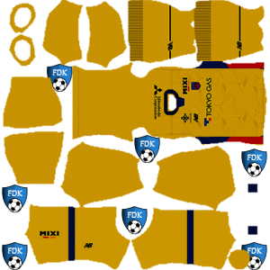 FC Tokyo dls kit 2025 gk home temp